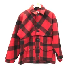 70~80s FILSON ジャケット マッキーノジャケット SIZE 38(M) 古着 レッド×ブラックのサムネイル