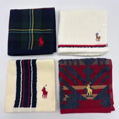 ラルフローレン ハンカチタオル 4枚セット ハンドタオルRalph lauren
