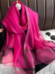 アクセサリー レディース スカーフ バレンタインデー 女性 ローズレッドスカーフ 1枚、春にぴったりの暖かなネックウォーマースカーフ、日常着にもぴったり、エレガントなバンダナ、髪飾り、ヘッドバンド、おしゃれな着こな