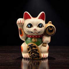 成田山 百万両 招き猫 金色 ゴールド 貯金箱 縁起物 商売繁盛 - メルカリ