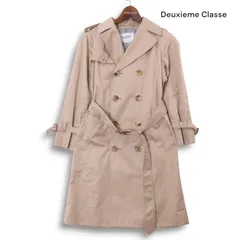 Deuxieme Classe ドゥーズィエム クラス 通年★ ギャバ トレンチコート Sz.32　レディース 日本製 定価6.1万のサムネイル