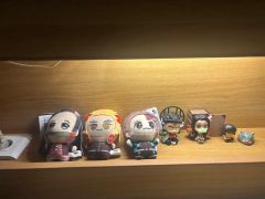 プライズ】鬼滅の刃 フィギュア5体、ぬいぐるみ 3体セット - メルカリ