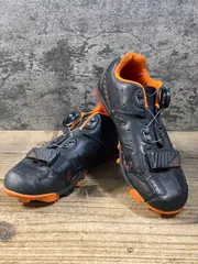 JT209 スコット SCOTT ELITE BOA ビンディングシューズ 黒 2穴 オレンジ EU40のサムネイル