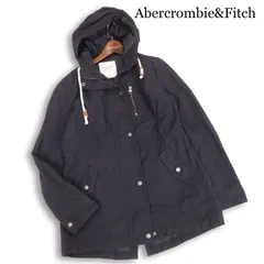 Abercrombie&Fitch アバクロンビー＆フィッチ 通年★ マウンテンパーカー ショート モッズコート Sz.S　レディース 黒