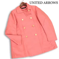 UNITED ARROWS ユナイテッドアローズ 通年★ スプリング ダブル ジャケット コート Sz.40　レディースのサムネイル