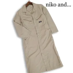 niko and... × Dickies ニコアンド ディッキーズ 通年★ エンジニア ワーク ワンピース コート Sz.M レディースのサムネイル