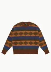 アモーメント / ジャカード プルオーバー ニット JACQUARD KNIT PULLOVERのサムネイル