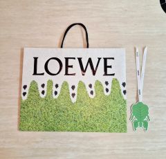 新品 未開封 ロエベ LOEWE 原宿展覧会 限定品 キャンバストート ロゴ