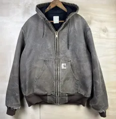 Carhartt J68 アクティブ フーデッド ジャケット チェスナット