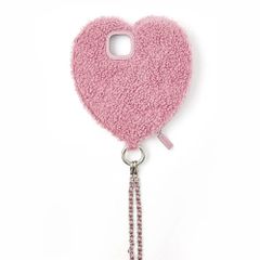 ajew fluffy dress HEART iPhone12 gray - メルカリ