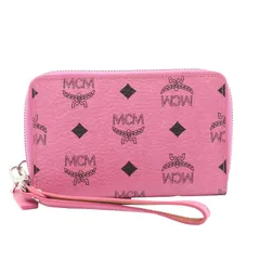 エム・シー・エム MCM ラウンド財布 ヴィセトス ピンク レザー 財布 レディース 未使用のサムネイル