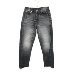 FRINGE DENIM PANTS BLACK SKINS 激レア - メルカリ
