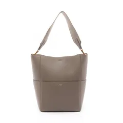 セリーヌ CELINE ショルダーバッグ サングルバケット 189593AH4 グレージュ レザー サングル バケット ミディアム レディース Used Aのサムネイル