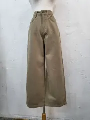 新品 ワイド デニム パンツ S