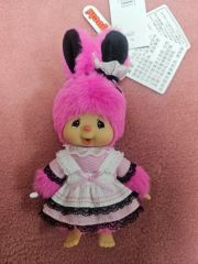 モンチッチ チムタン ピンク メイド服 キーホルダー 海外限定 上海