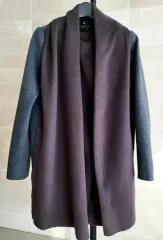 正規品 LANVIN ランバン カシミア コート ブラウン / グレーのサムネイル
