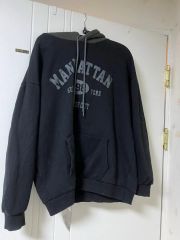 寺西拓人着用】◇ぺっこり百貨店◇MEGANE NOKOSHI パーカー 黒 - メルカリ