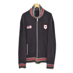 バーバリーブラックレーベル BURBERRY BLACK LABEL スウェット ジップアップ ブルゾン ジャケット 3 黒 ブラック ■ECE003