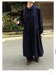 ito fukuoka 】yocka linen one-pieceレア 作家 - メルカリ