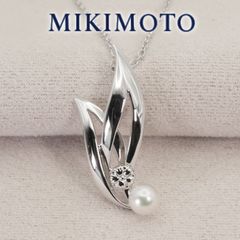 極美品】MIKIMOTO ネックレス アコヤ真珠 5珠 M刻印 シルバー - メルカリ