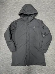 DKNY 23ss フード グースダウン ダウンコート ブラック 110のサムネイル