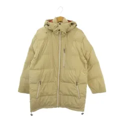 ブリティッシュカーキ ニューヨーク BRITISH KHAKI NEW YORK ダウンジャケット M ベージュ 無地 フーデッド 長袖 /MN16 ■ECA004のサムネイル