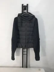 ブルネロクチネリ ニット ダウン ウールカシミア フーディー ジャケット チャコールグレー 40のサムネイル