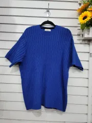 #レディース ファッション brand ケーブル編み 半袖 Tシャツ