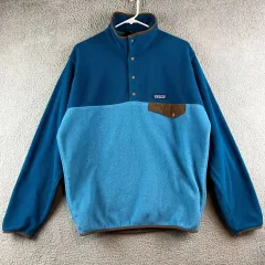 21FW パタゴニア Synchilla（シンチラ） スナップ-T フリース ディープ シー ブルー/ライト ブルー バイカラー