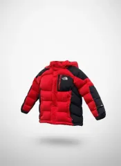 キッズ110/ THE NORTH FACE ザノースフェイス ヌプシ ダウン レッド/ブラック