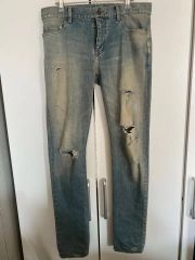 新品☆G-DRAGON着用☆エディ期☆サンローランパリ16SSスニーカー白41 