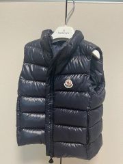 MONCLER モンクレール ベビーダウン おくるみ フットマフ ネイビー 美