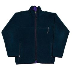 patagoniaパタゴニア80sUSA製プルオーバーレトロフリースL蛍光色緑色 
