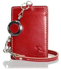 [Arnold Palmer] カラフルシリーズ パスケース リールキー付 定期入れ 単パス 4AP3283 (red)