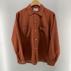 50s TOWNCRAFTオープンカラーレーヨンシャツ アンバー 絣 - メルカリ