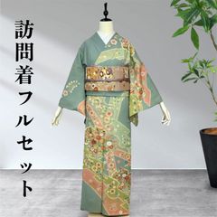 小紋 着物 フルセット 四季の花 鳥 カジュアル NO154 - メルカリ