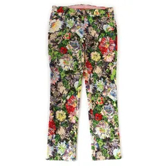 WD26077 美品 sov. ソブ 花柄 パンツ 38 マルチカラー 日本製 DOUBLE STANDARD CLOTHING ダブルスタンダードクロージングのサムネイル