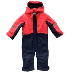 ♪♪Columbia コロンビア キッズ つなぎ スキーウェア SIZE 3T(3歳 95cm) ネイビー×蛍光ピンク