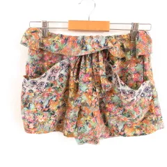 アナザーエディション ANOTHER EDITION アローズ キュロット ショートパンツ 総柄 オレンジ 緑 *T70