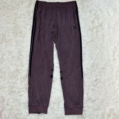 古着  アディダス パープル トラックパンツ ベロア ジャージ 古着 adidas アディダス パープル トラックパンツ ベロア ジャージ