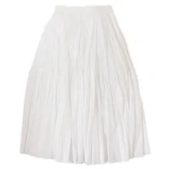 WD26078 YLÈVE イレーヴ ロング スカート ホワイト 白 1 Cotton lawn sk YLEVEのサムネイル