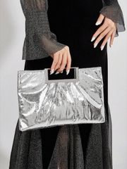 Women's Handbag, Luxury Dinner Bag, Evening Bag, Glamorous, Elegant, Portable, Exquisite, Quiet and Luxurious Bling Bling Leather Clutch Bag, Large Capacity Wristlet Handbag, Women's Wallet Envelope