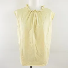 ロペピクニック ROPE Picnic カットソー ノースリーブ ストレッチ 黄 38 *A572