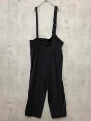 antiqua アンティカ PY-00645 patterntorso アシンメトリー サロペット オーバーオール sizeF/黒 ■■ レディース