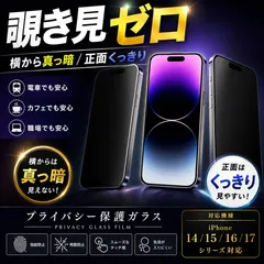 iPhone ガラスフィルム 保護フィルム iPhone14 iPhone15 iPhone16 iPhone17 画面フィルム 覗き見防止 プライバシー保護 強化ガラス スマホフィルム 液晶保護 衝撃吸収 指紋防止 透過率高い 画面保護フィルム