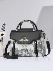 バッグ レディース ショルダーバッグ レディース ミニスクエアハンドバッグ、ファッション レディース トップハンドル ショルダーバッグ、レディース バックル装飾 小型ショルダーウォレット、最高の母の日ギフト