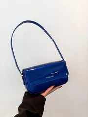 バッグ レディース ショルダーバッグ パテントレザー 小さい 斜めがけ ショルダーバッグ スクエア型 ミニ スクール ビジネス カジュアル ビジネス アウトドア 旅行
