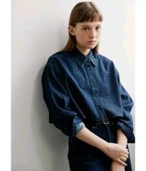 ZARA zw denimボンバージャケット Mサイズ - メルカリ