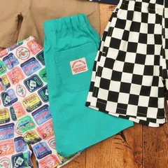 《新品》F.O.KIDS ハーフパンツ 4分丈 80㎝ 90㎝ 100㎝ 120㎝ エメラルドグリーン 子供服 半ズボン 夏 R323145