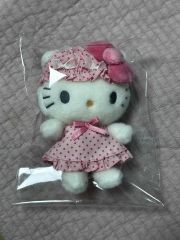 激レア 1999年 キティ ぬいぐるみ ドレス バラ ピンク 平成レトロ